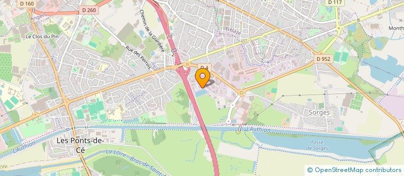 localisation de l'entreprise SCI DREAM HOUSE INVEST  SAINT-BARTHELEMY-D'ANJOU