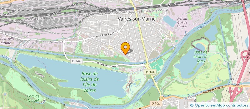 localisation de l'entreprise SCI DREAM TIME  VAIRES-SUR-MARNE