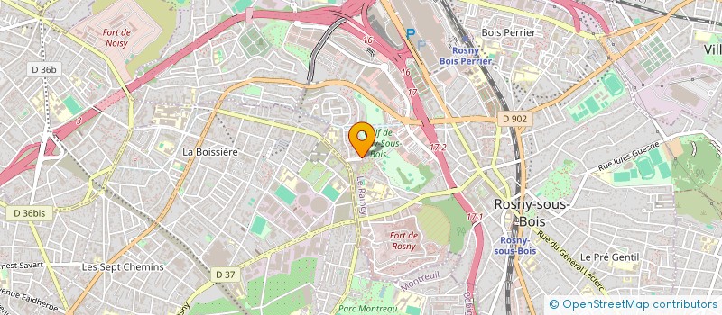 localisation de l'entreprise SCI DREAM YOUR HOME à ROSNY-SOUS-BOIS