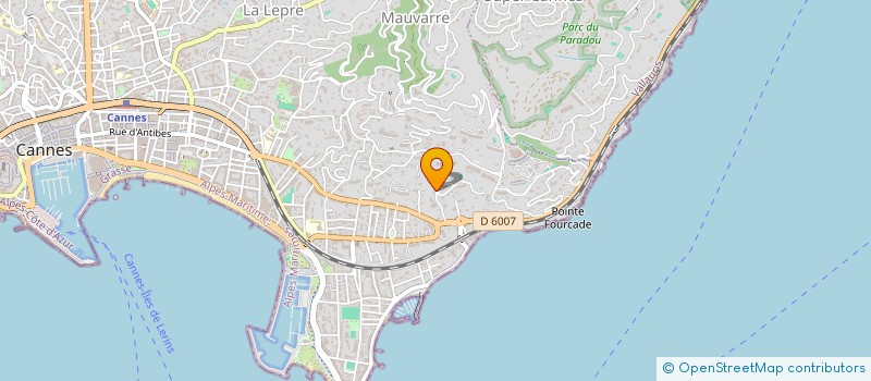 localisation de l'entreprise SCI DREAMER  CANNES