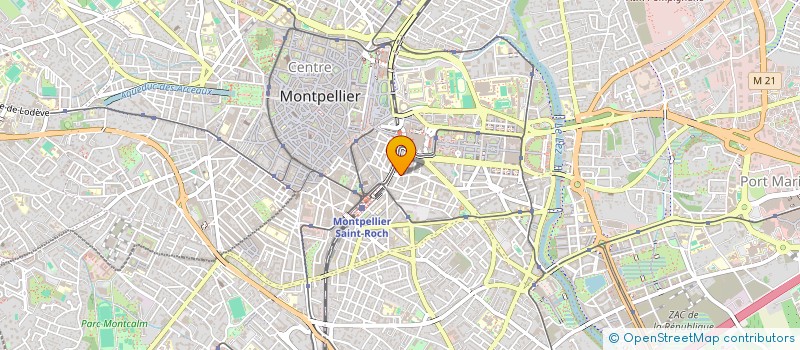 localisation de l'entreprise SCI DREAMLINE à MONTPELLIER