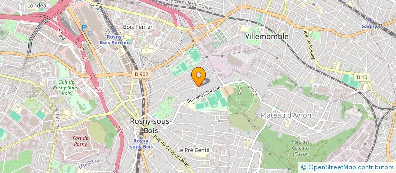 localisation de l'entreprise SCI DREAN  ROSNY-SOUS-BOIS
