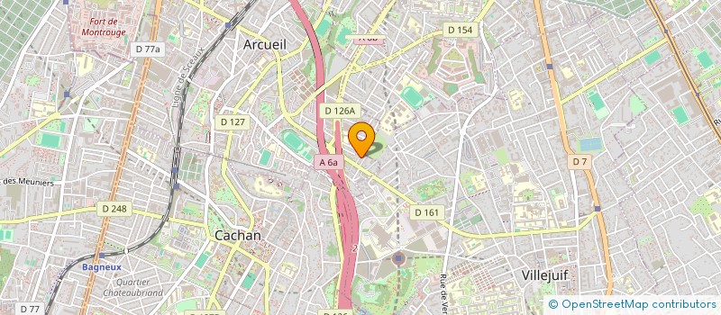 localisation de l'entreprise SCI DREFA  ARCUEIL