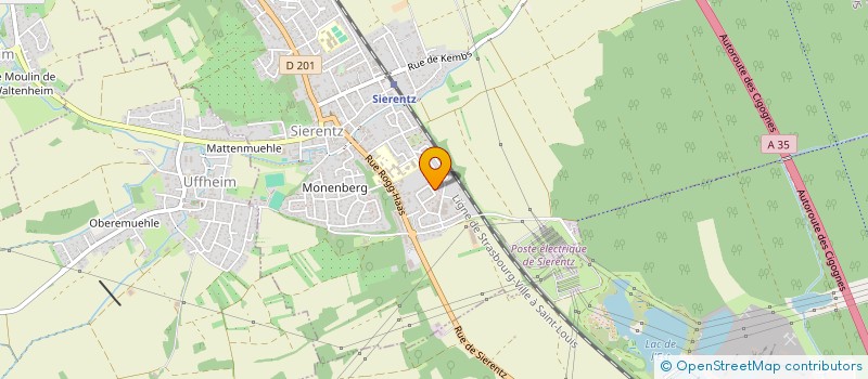 localisation de l'entreprise SCI DREGHICI  SIERENTZ