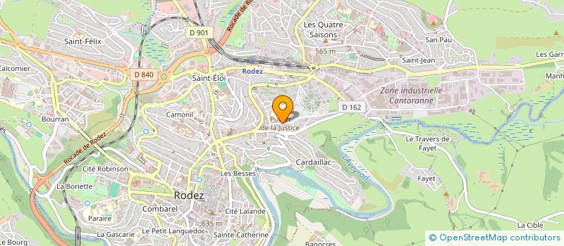 localisation de l'entreprise SCI DRESSING  RODEZ