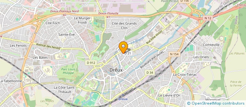 localisation de l'entreprise SCI DREUX GOUVERNEUR à DREUX