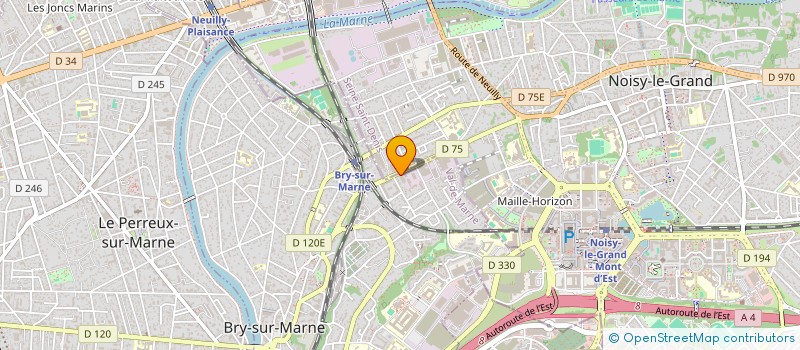 localisation de l'entreprise SCI DREUX SAINT THIBAULT  BRY-SUR-MARNE
