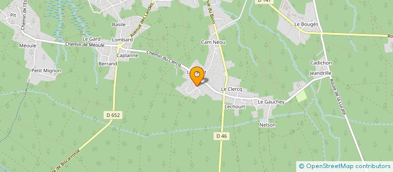 localisation de l'entreprise SCI DREVCOM  SANGUINET