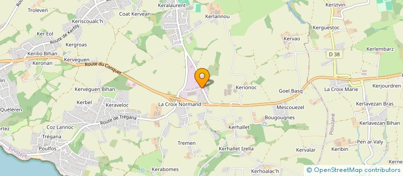 localisation de l'entreprise SCI DREVES  LOCMARIA-PLOUZANE