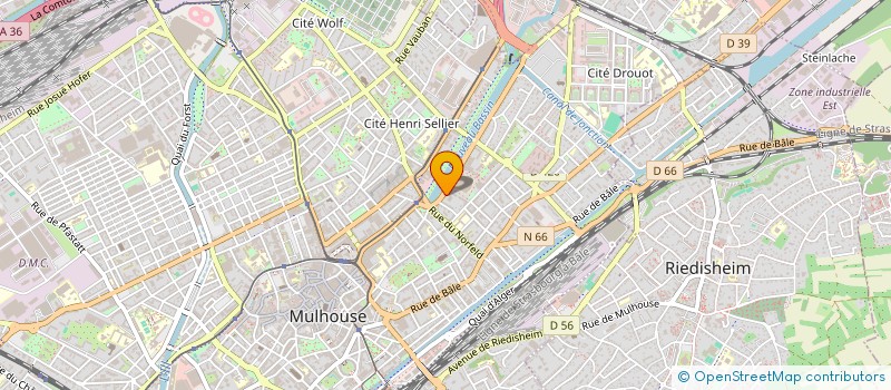localisation de l'entreprise SCI DRH 1 à MULHOUSE