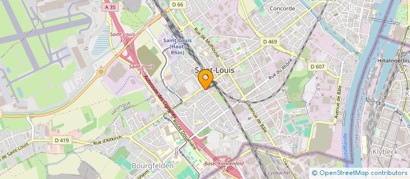 localisation de l'entreprise SCI DRH  SAINT-LOUIS