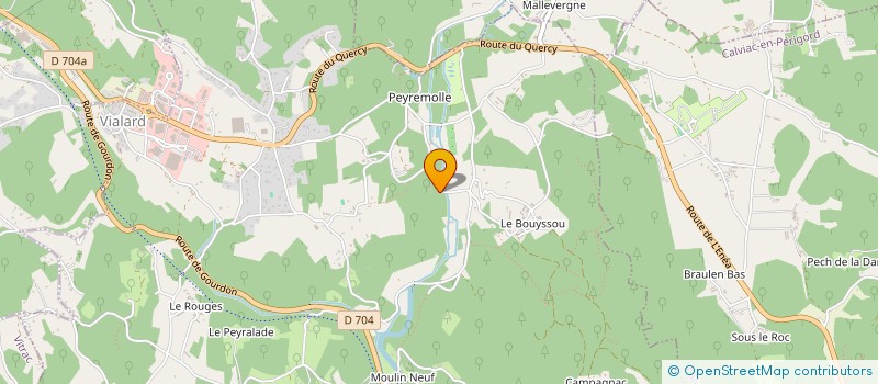 localisation de l'entreprise SCI DRIANE  SARLAT-LA-CANEDA