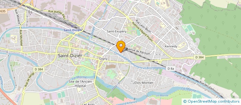 localisation de l'entreprise SCI DRIANT à SAINT-DIZIER