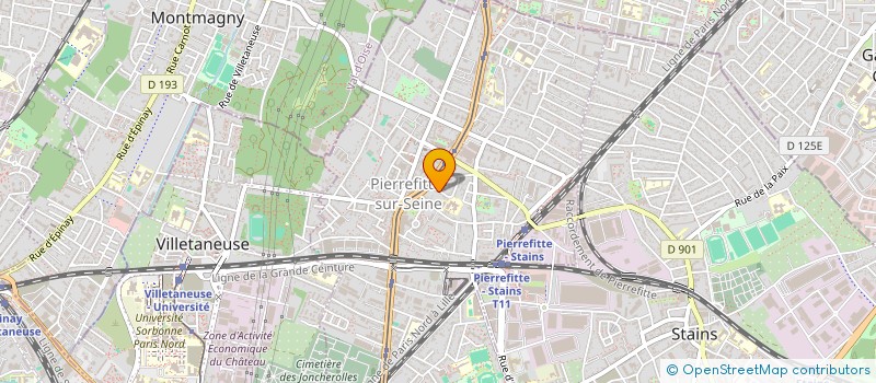 localisation de l'entreprise SCI DRICI à PIERREFITTE-SUR-SEINE