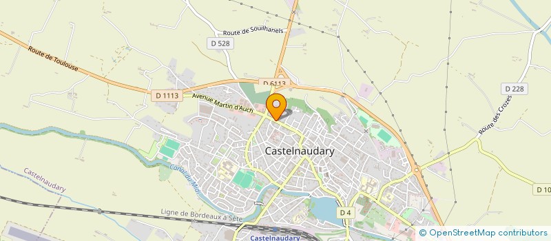 localisation de l'entreprise SCI DRIF  CASTELNAUDARY