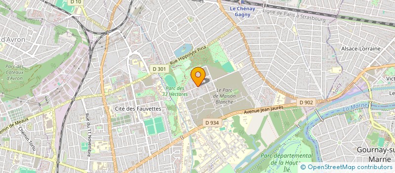 localisation de l'entreprise SCI DRIF CHATELLE à NEUILLY-SUR-MARNE