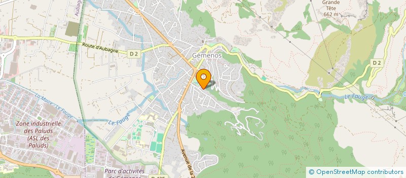 localisation de l'entreprise SCI DRIM  GEMENOS