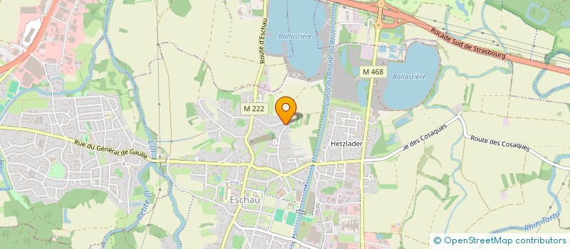 localisation de l'entreprise SCI DRIMMO  ESCHAU