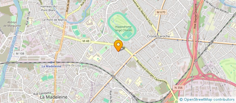 localisation de l'entreprise SCI DRINGO à MARCQ-EN-BARŒUL