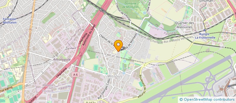 localisation de l'entreprise SCI DRIRA à WISSOUS