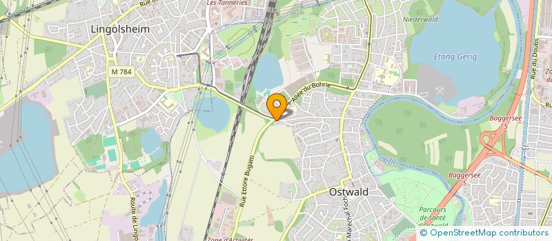 localisation de l'entreprise SCI DRISS  OSTWALD