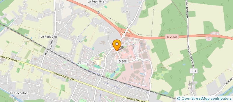 localisation de l'entreprise SCI DRIVE  CHECY
