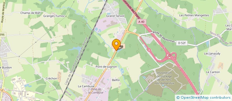 localisation de l'entreprise SCI DRL 01 à VIRIAT