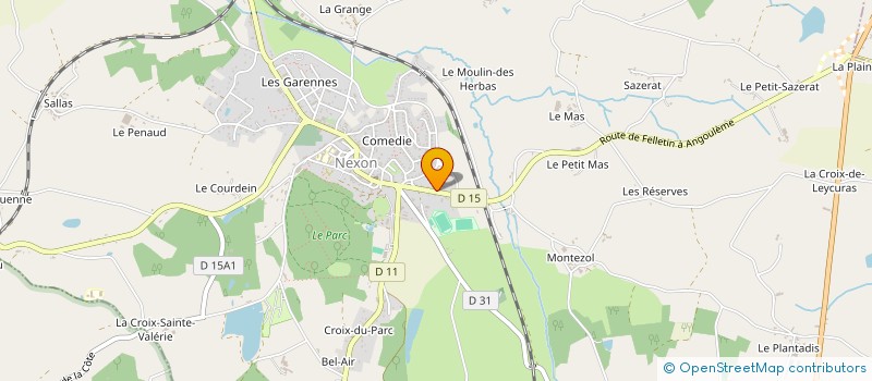 localisation de l'entreprise SCI DRM  NEXON