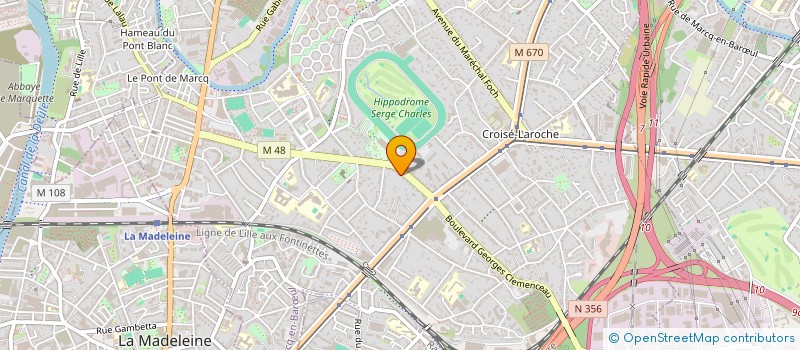 localisation de l'entreprise SCI DROCOURT SANTE  MARCQ-EN-BARUL