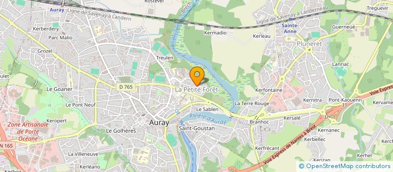 localisation de l'entreprise SCI DROIT ET CONSEIL à AURAY