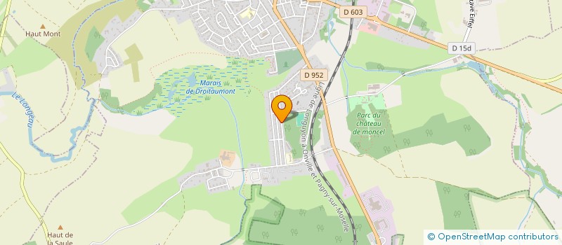 localisation de l'entreprise SCI DROITAUMONT  JARNY