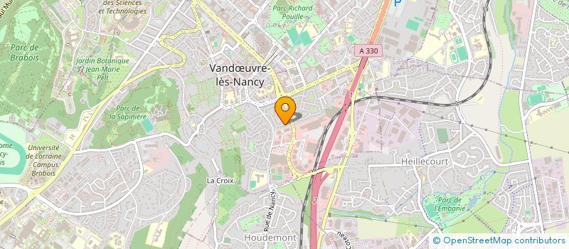 localisation de l'entreprise SCI DROLIC  VANDUVRE-LES-NANCY