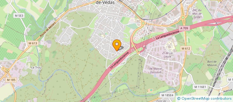 localisation de l'entreprise SCI DROM SPORT  SAINT-JEAN-DE-VEDAS