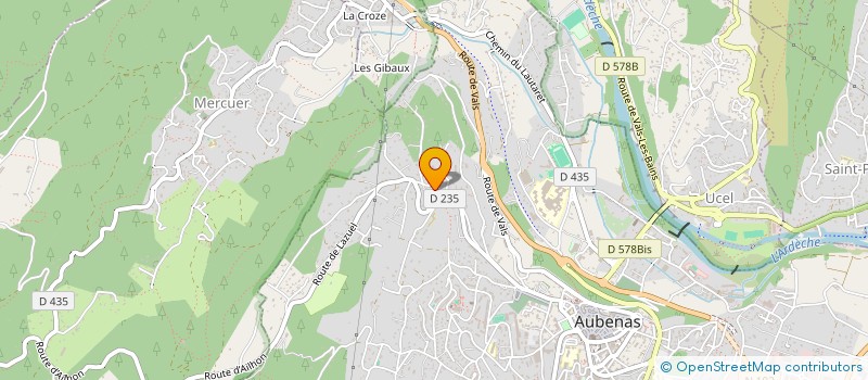 localisation de l'entreprise SCI DROMAR à AUBENAS