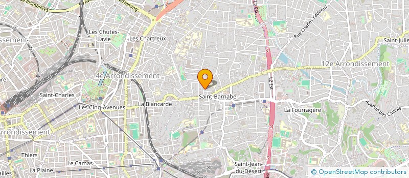 localisation de l'entreprise SCI DROMEL 2 à MARSEILLE