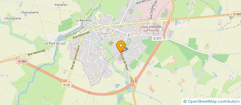 localisation de l'entreprise SCI DROMOISE à LYS-HAUT-LAYON