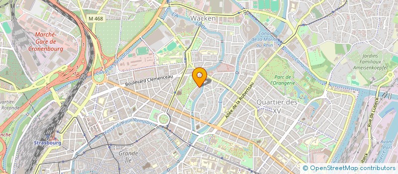 localisation de l'entreprise SCI DRON I  STRASBOURG