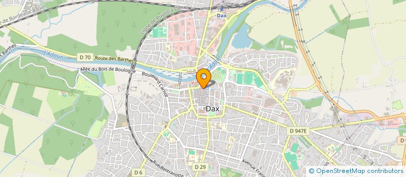 localisation de l'entreprise SCI DROOPY à DAX
