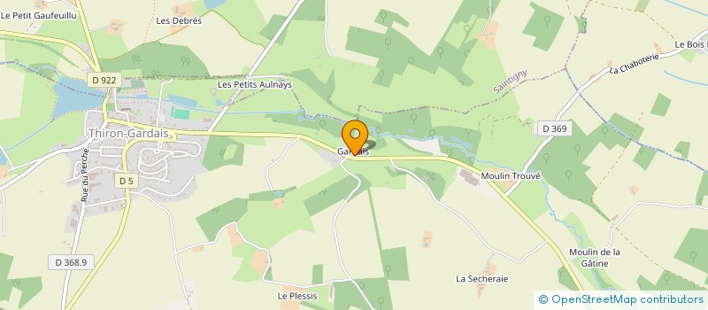 localisation de l'entreprise SCI DROP à THIRON-GARDAIS
