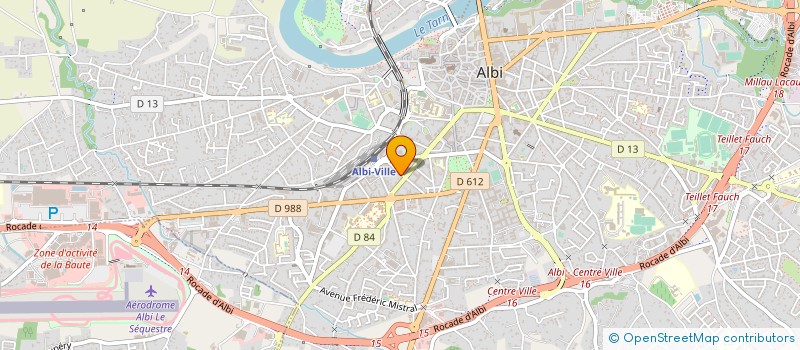 localisation de l'entreprise SCI DROST à ALBI