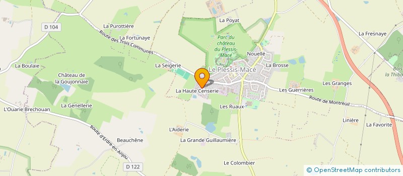 localisation de l'entreprise SCI DROUIN  LONGUENEE-EN-ANJOU