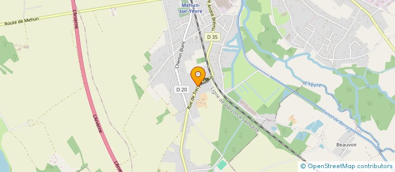 localisation de l'entreprise SCI DROUIN - LOPES DA CUNHA  MEHUN-SUR-YEVRE