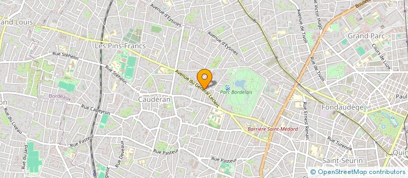 localisation de l'entreprise SCI DROULERS  BORDEAUX