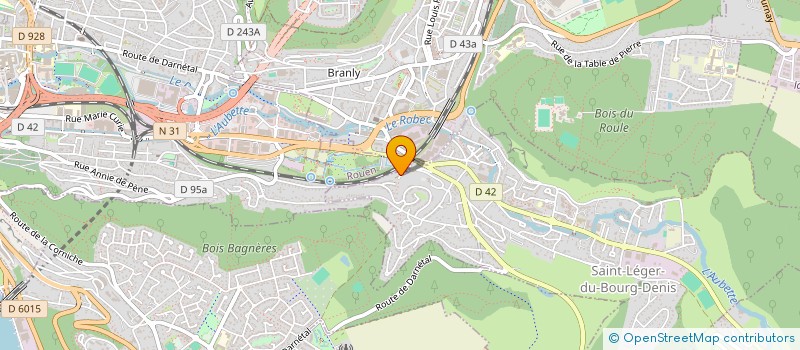 localisation de l'entreprise SCI DROULOUT  SAINT-LEGER-DU-BOURG-DENIS