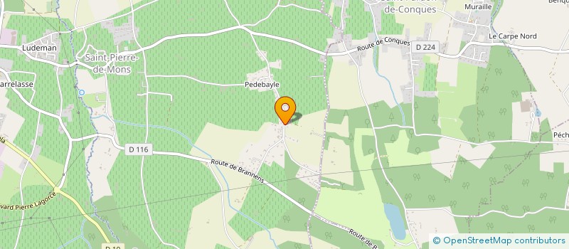 localisation de l'entreprise SCI DROUZIA  SAINT-PIERRE-DE-MONS