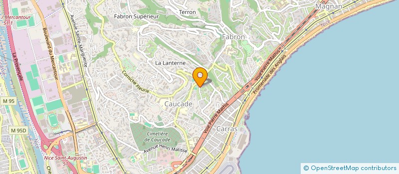 localisation de l'entreprise SCI DRP à NICE