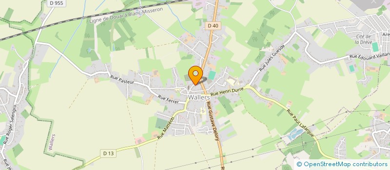 localisation de l'entreprise SCI DRS DELPLANQUE ET PINATON à WALLERS
