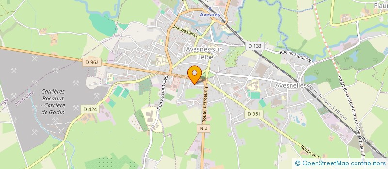 localisation de l'entreprise SCI DRS DROULERS KUSSENER CASTEL GIUSTI  AVESNELLES