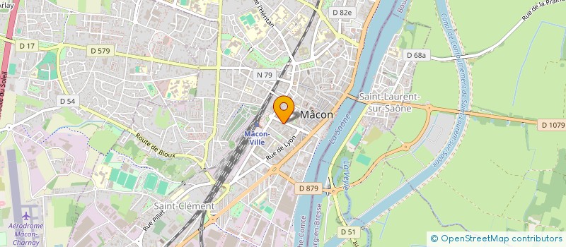 localisation de l'entreprise SCI DRTB  MACON