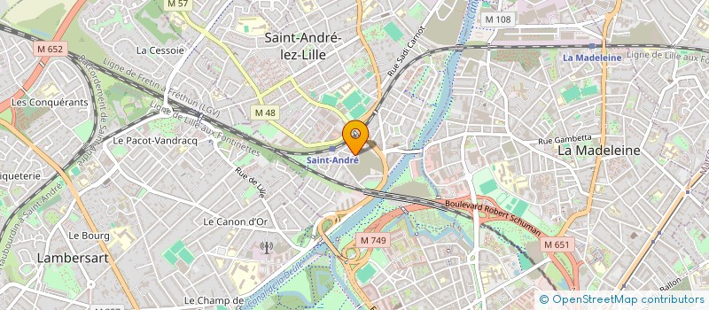 localisation de l'entreprise SCI DRTWINS  SAINT-ANDRE-LEZ-LILLE